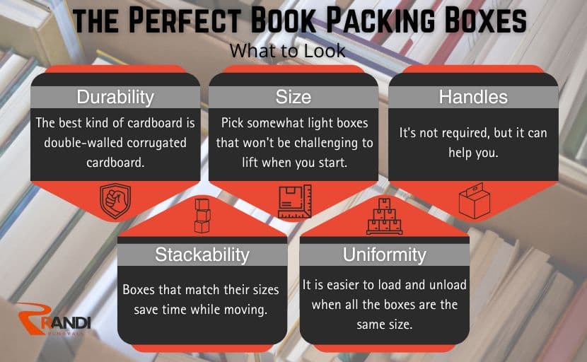 how to pack books for moving